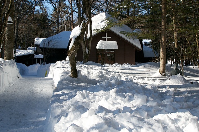 軽井沢、大雪から４日目09
