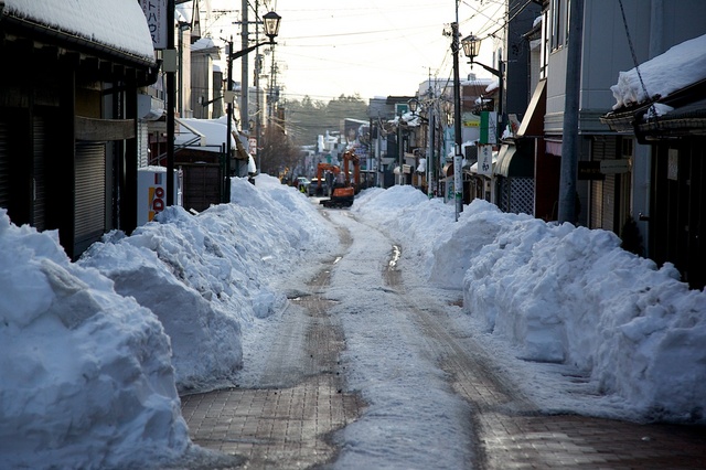 軽井沢の雪解け01