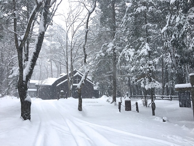 軽井沢の雪02