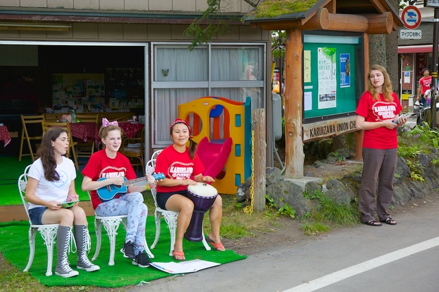 ユニオンチャーチでストリートライブ