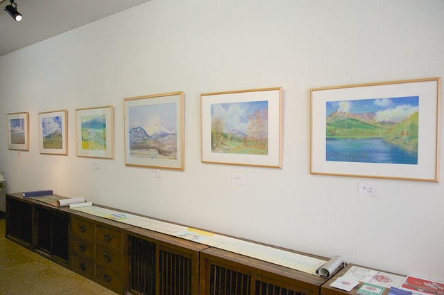 丸山輝さんのパステル画展