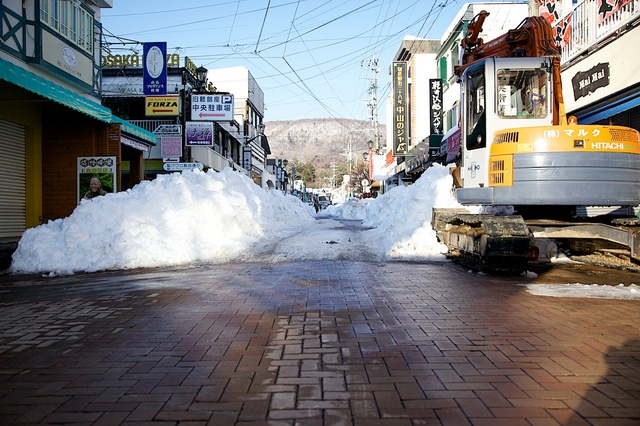 雪の街、軽井沢05