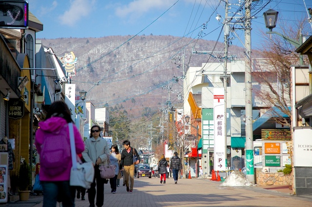 春が近づいてきた旧軽井沢