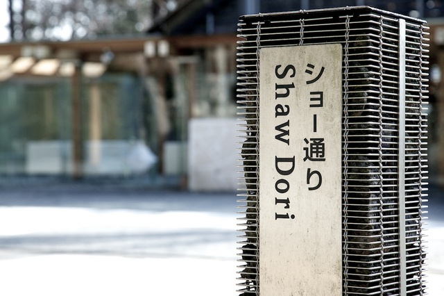 旧軽井沢の標識