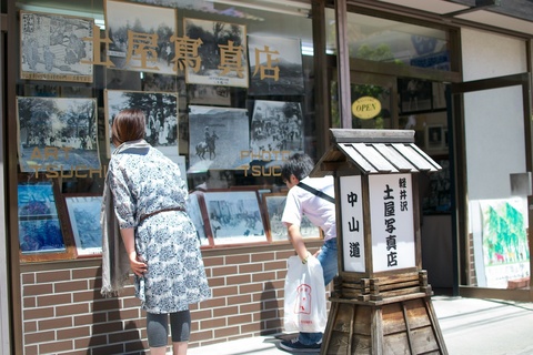 軽井沢宿から坂本宿まで中山道を歩く　第１回：旧軽銀座から吊り橋まで03