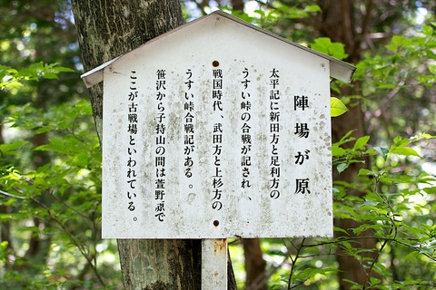 軽井沢宿から坂本宿まで中山道53