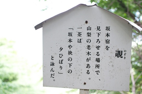 軽井沢宿から坂本宿まで中山道86